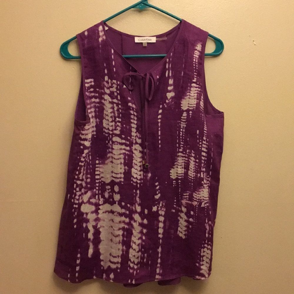 3/$20 Calvin Klein Sleeveless Blouse Size S